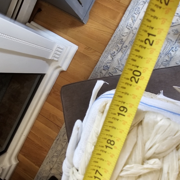 HOTEL ΜΑΥΖΟΝ BY RGI HOME Half Moon Wicker Laundry Hamper Basket with Lid Handles - Picture 16 of 16